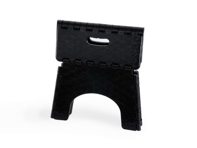 Ez-Fold Plastic Step-Stool (Black)
