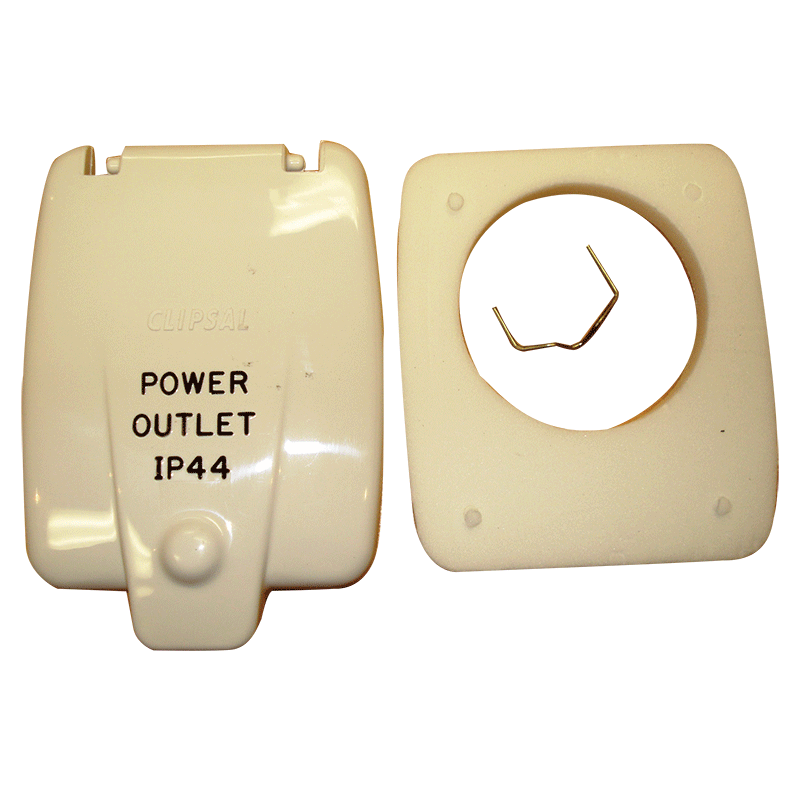 Clipsal Power Outlet Flap Only (Old Style)