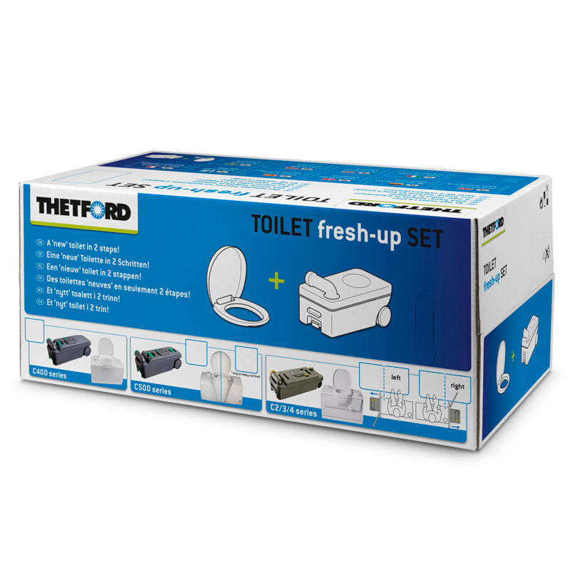 Thetford Toilet C2-C3-C4 Fresh-Up Set (Left-hand)