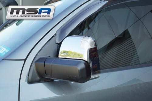 MSA 4×4 Towing Mirrors (Black): Ford Everest 2015 - Current > Electric - No Indicators