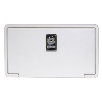 Lockable External Shower Box (White)