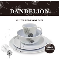 Melamine Dinner Set (16 piece) - Dandelions