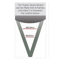 Camper Trailer Stone Shield - 1.8m