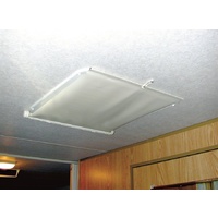 Camco Lights Out Retractable Vent Shade (Cream)