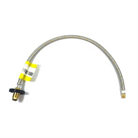 Pigtail 600mm with Hand Wheel Inverse Flare Class C Stainless Steel Hose