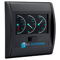 RV Electronics LCD Dual Tank Water Level Indicator & Voltmeter