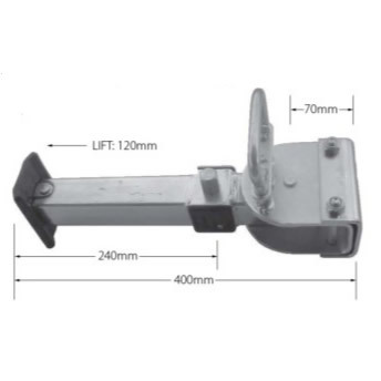 Manutec Drop Down Adjustable Leg (400mm - 520mm)