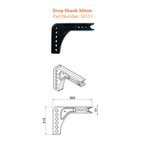 Hayman Reese Drop Shank 30mm