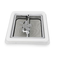 Jensen 14" x 14" Roof Vent with 12V Fan (White)