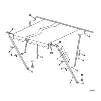 Carefree Screw 1/4" 20UNC x 1/4" LG ( Stainless Steel)