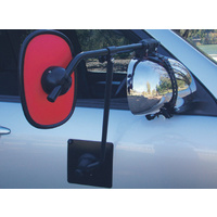 Ora Big Red Magnetic Door Towing Mirror (single)