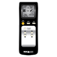 MAXXAIR MaxxFan Plus with Thermostat, Power Lift, Rain Sensor and Remote