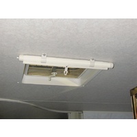 Camco Lights Out Retractable Vent Shade (Cream)