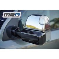 MSA 4×4 Towing Mirrors (Black): Ford Everest 2015 - Current > Electric - No Indicators