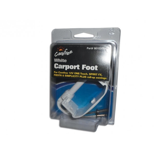 Carefree Car Port Foot for Main Inner Arm (White)