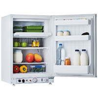 Bushman 100L Upright Fridge LPG / 240 / 12V - White