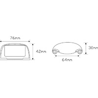 LED Autolamps 35 Series Licence Plate LED Lamp