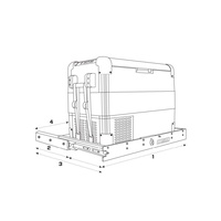 MSA 45L Straight Fridge Slide - Sideways (SL45SIDE)