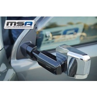 MSA 4×4 Towing Mirrors (Black): Ford Everest 2015 - Current > Electric - No Indicators