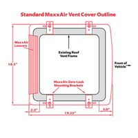 MAXXAIR Vent Cover - Standard (Translucent White)