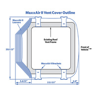 MAXXAIR Vent Cover - Standard (Translucent White)