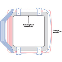 MAXXAIR Vent Cover - Standard (Translucent White)