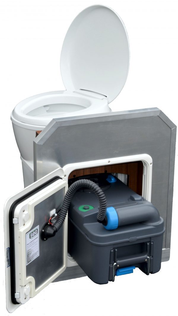 SOG Toilet Vent Kit Type H - side vent (White)