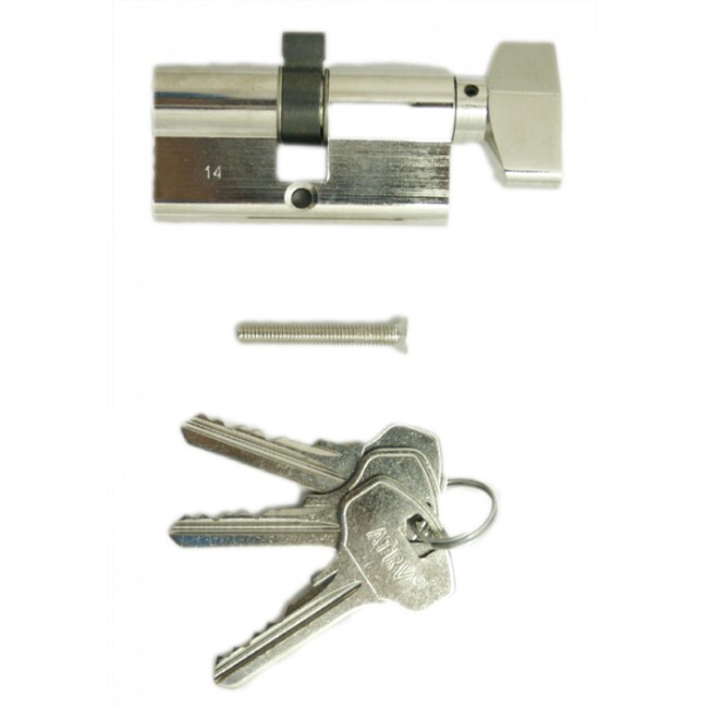 Aussie Traveller Door Lock Barrel and Key [Hinge: Right-Hand Hinge]