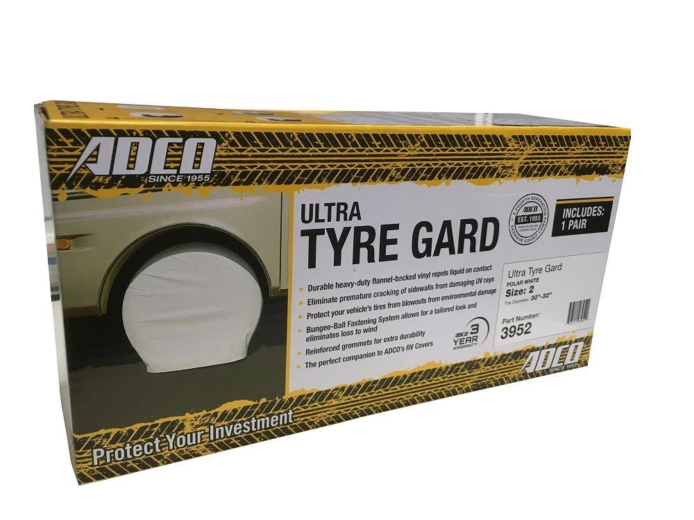 ADCO Ultra Tyre Guard (White): 27" - 29" (685mm - 736mm)