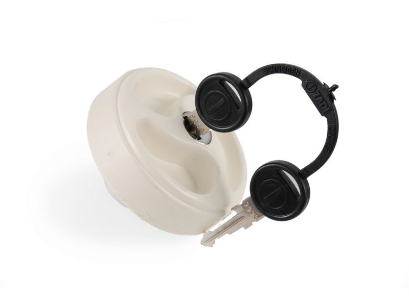Camec Spare Cap & Keys for Lockable Water Filler (White)