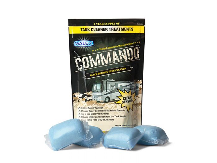 Walex Commando Black Holding Tank Cleaner (Septic Safe) - 4 sachets