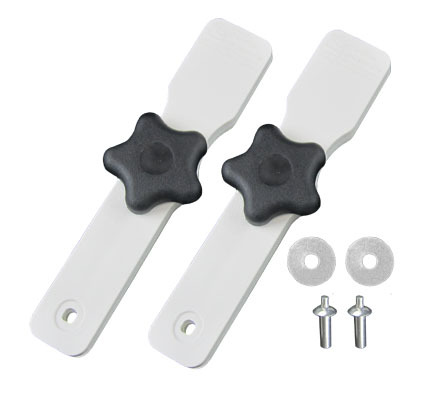 Carefree Canopy Clamps - suits Carefree Universal Hardware (White)