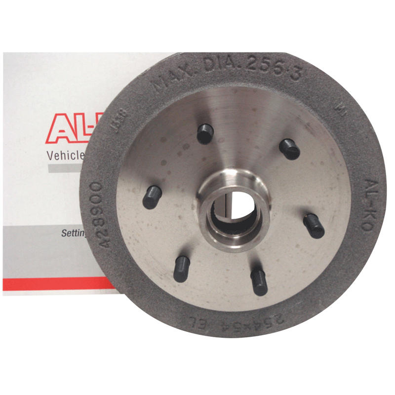 ALKO 10” x 2-1/4” Landcruiser Slimline 6-Stud Electric Brake Drum