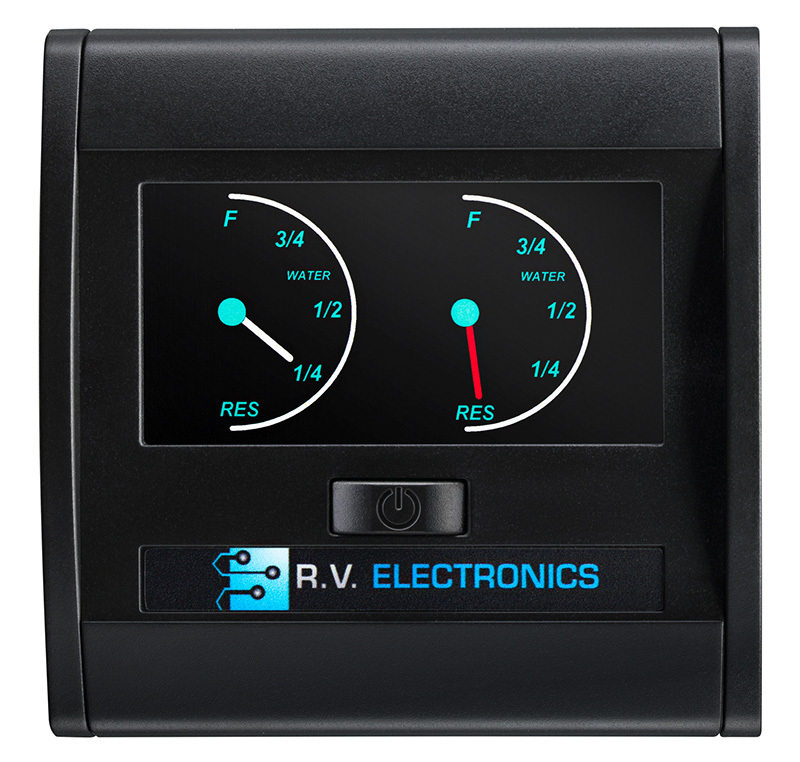 RV Electronics LCD Dual Tank Water Level Indicator