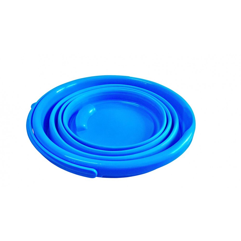Collapsible Round Bucket (Blue)