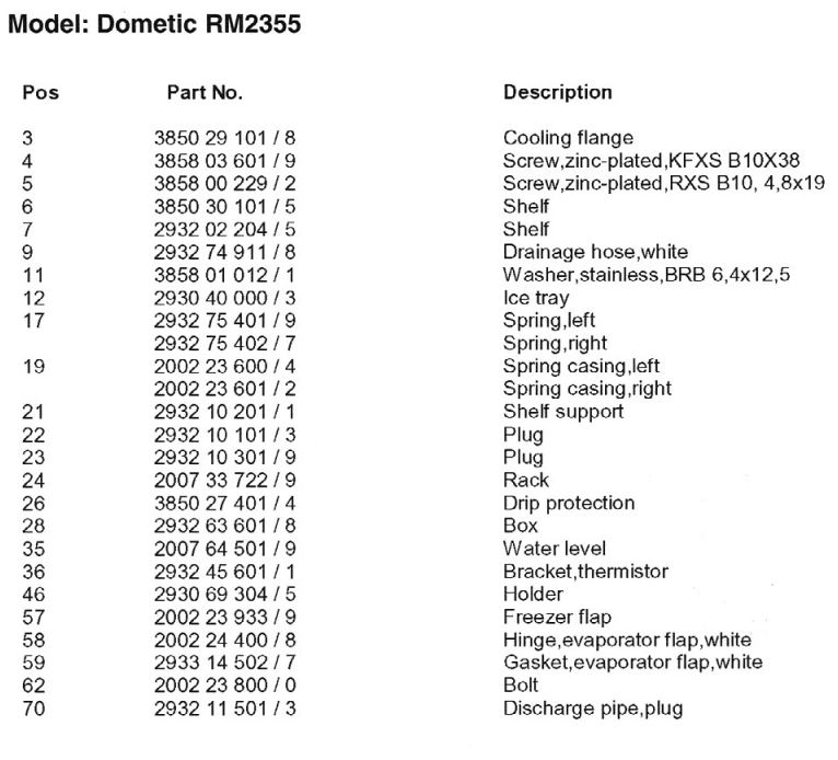 Dometic RM2355