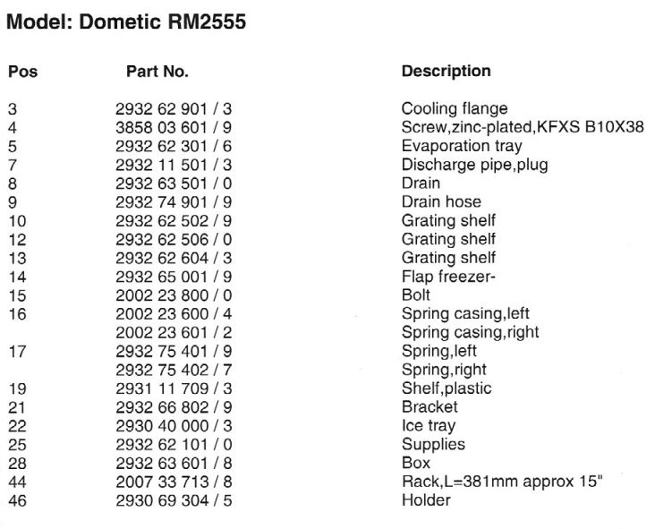 Dometic RM2555