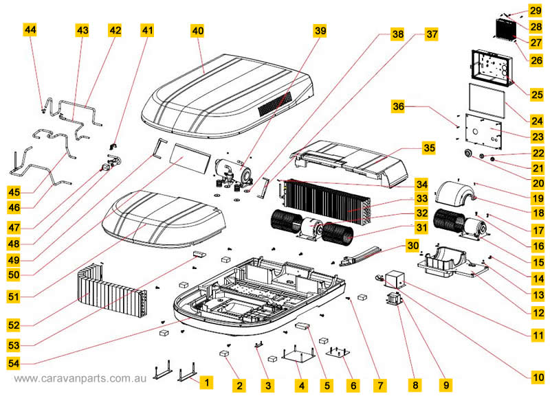 Spare Parts Diagram: AirCommand Ibis MK4