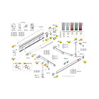 Spare Parts Diagram: Fiamma F45 S 150-230 Awning
