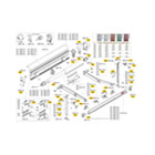 Spare Parts Diagram: Fiamma F45 S 250-450 Awning