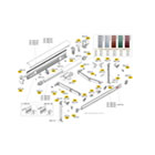 Spare Parts Diagram: Fiamma F45 L 450-550 Awning