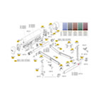 Spare Parts Diagram: Fiamma F45 TiL 450-550 Awning