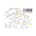 Spare Parts Diagram: Fiamma F45 i L 450-550 Awning 