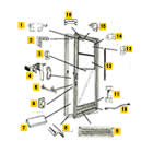 Spare Parts Diagram: Camec Panorama Door