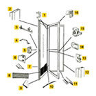 Spare Parts Diagram: Camec Trimatic Door