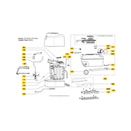 Caravan Toilets & Showers: Dometic CTS-3110 / CTS-4110 Spare Parts