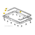 Spare Parts Diagram: Dometic Heki 2 Roof Hatch - External Frame