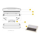 Spare Parts Diagram: Fiamma Vent 50