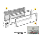 Spare Parts Diagram: Dometic S4 Window - External (Frames & Glazing)