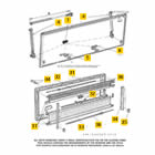 Spare Parts Diagram: Dometic S4 Window - Internal (Small Components)